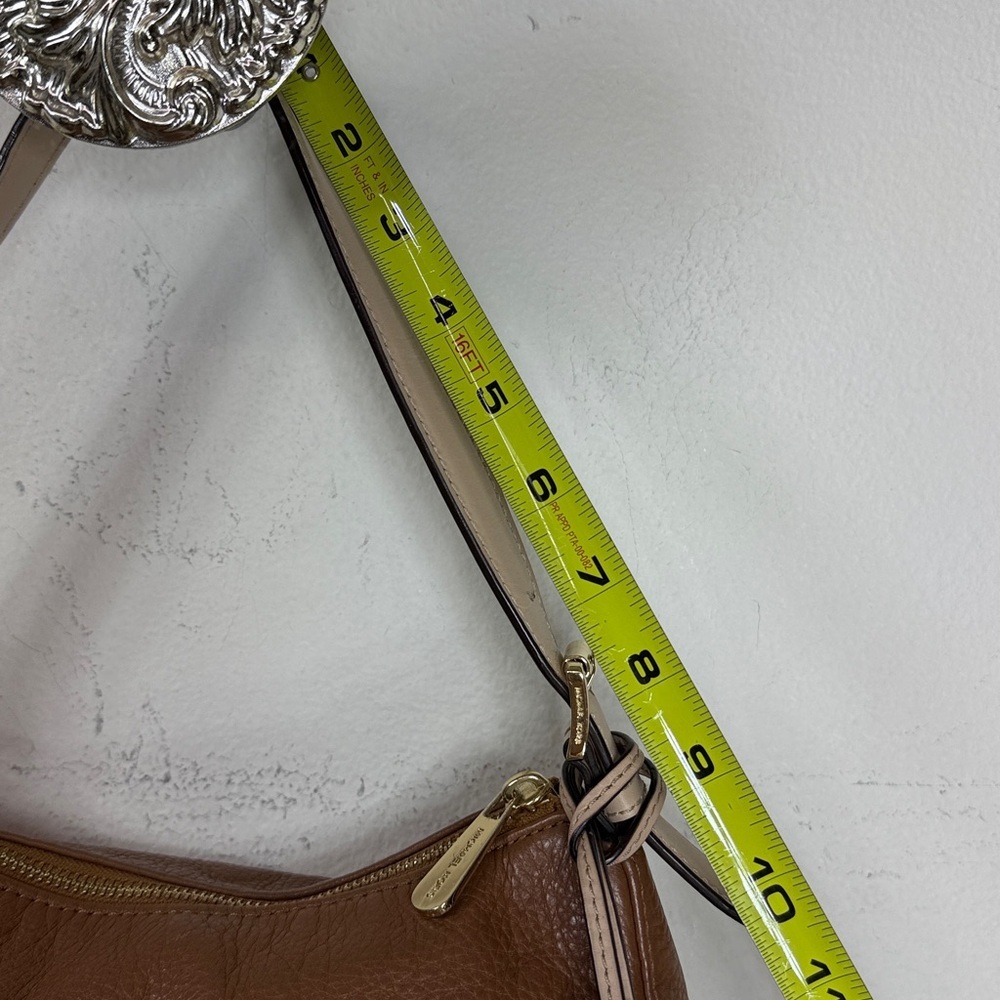 (H0) Michael Kors Brown Leather Handbag - Picture 7 of 16